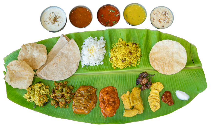 Banana Leaf South Indian Thali
